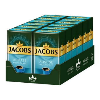 Jacobs - Auslese Mild & Sanft Ground Coffee - 12x 500g