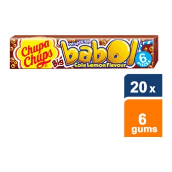 Chupa Chups - Big Babol Cola Lemon - 20x 6 pieces