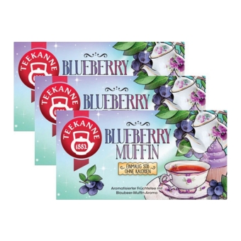 Teekanne - Blueberry Muffin Tea - 3x 18 Tea bags