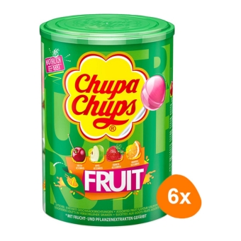 Chupa Chups - Lollipops Fruit - 6x 100 pcs