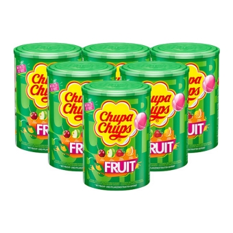 Chupa Chups - Lollipops Fruit - 6x 100 pcs
