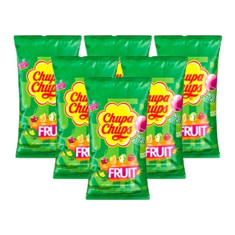 Chupa Chups - Lollipops Fruit (Refill bag) - 6x 120 pcs
