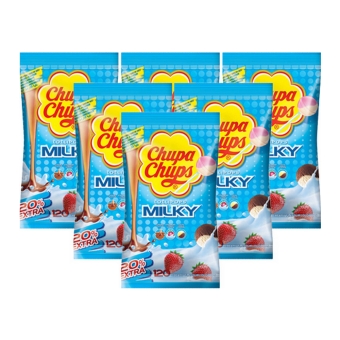 Chupa Chups - Lollipops Milky - (Refill bag) - 6x 120 pcs