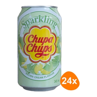 Chupa Chups - Sparkling Melon & Cream Soda - 24x 345ml