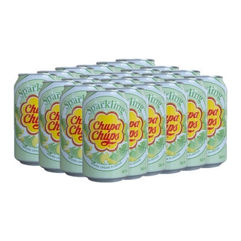 Chupa Chups - Sparkling Melon & Cream Soda - 24x 345ml