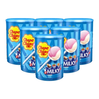 Chupa Chups - Lollipops Milky - 6x 100 pcs