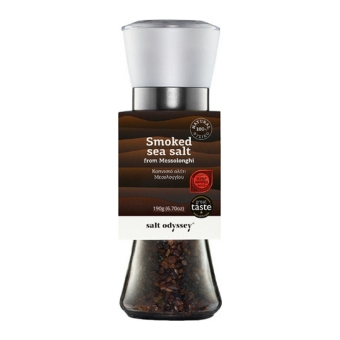 Salt Odyssey - Smoked Sea Salt From Messolonghi (Mill) - 190g
