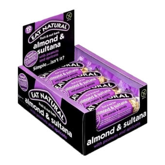 Eat Natural - Fruit & Nut Almond & Sultana - 12 bars