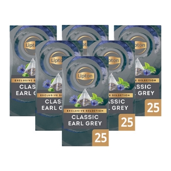 Lipton - Exclusive Selection Classic Earl Grey - 6x 25 Tea bags