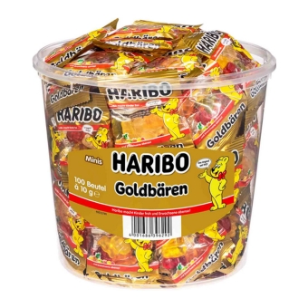Haribo - Gold bears - 6x 100 Mini bags