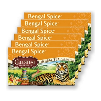Celestial Seasonings - Bengal Spice Herbal Tea - 6x 20 Tea Bags