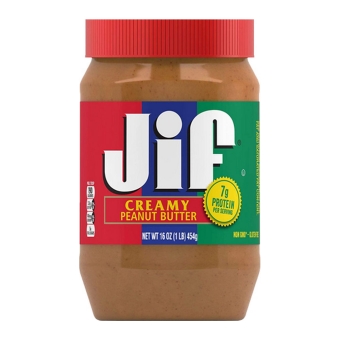 Jif - Creamy Peanut Butter - 12x 454g