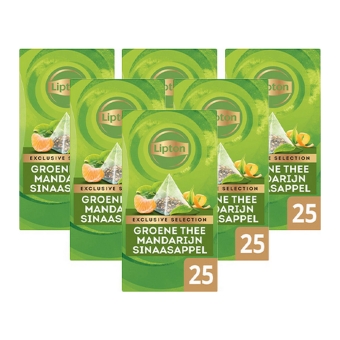 Lipton - Exclusive Selection Green Tea Mandarine Orange - 6x 25 Tea bags