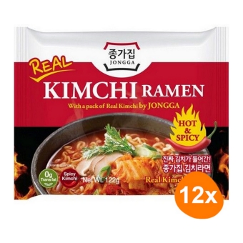 Jongga - Kimchi Ramen - 12 bags