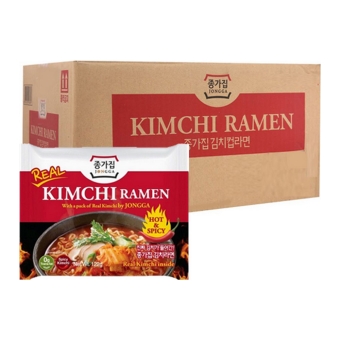Jongga - Kimchi Ramen - 12 bags