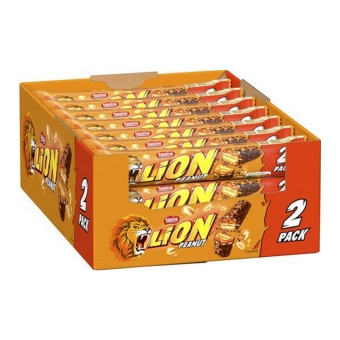 Lion - Chocolate Bar Peanut (2-pack) - 28 Bars