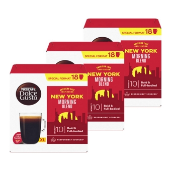 Dolce Gusto - New York Morning blend - 3x 18 Pods