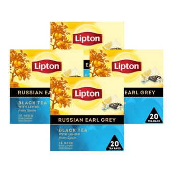 Lipton - Russian Earl Grey - 4x 20 Tea bags