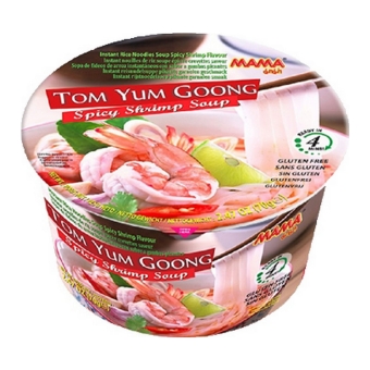  Mama - Instant Rice Noodles Soup Tom Yum Goong - 6 Bowls