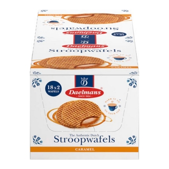 Daelmans - Jumbo Caramel Stroopwafels - 18x 2 (Duo packs)