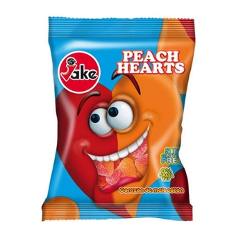 Jake - Jelly Mania - Peach Hearts - 18 x 100 grams