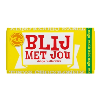 Tony's - Bar - Milk Nougat - Happy with You - 15 x 180 grams