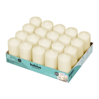Bolsius - Pillar candles - 100/50 - Ivory - 20 pieces