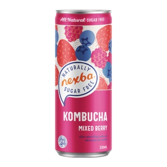 Nexba - Kombucha Mixed Berry - Can - 12 x 33 cl