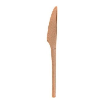 Mes - Bruin 170mm - 50 stuks