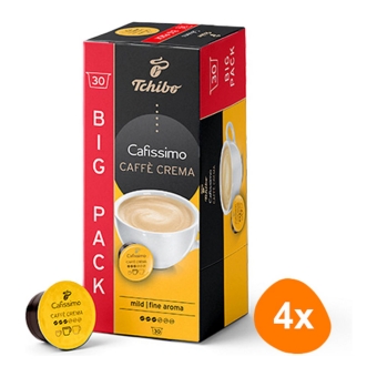 Tchibo - Cafissimo Caffè Crema Mild - 4x 30 Capsules