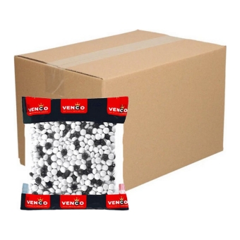 Venco - Black and White Liquorice - 6x 1kg