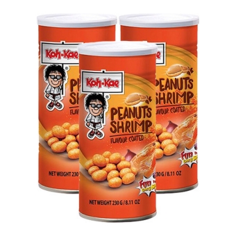 Koh-Kae - Coated Peanuts Shrimp - 3x 230g
