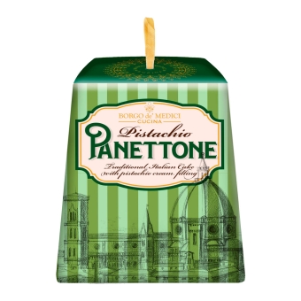 Borgo de' Medici - Pistachio Panettone - 24 x 100 grams