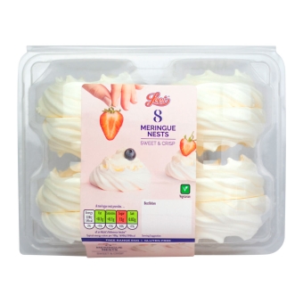 Lees Of Scotland - Meringue Nests Blister - 8 x 100 grams