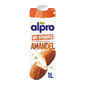 Alpro - Almond Drink No Sugars Roasted - 8x 1ltr