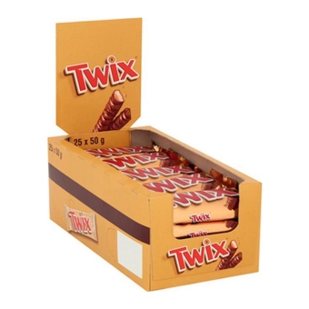 Twix - Chocolate Bar - 25 Bars
