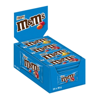 M&M's - Crispy - 24 bags