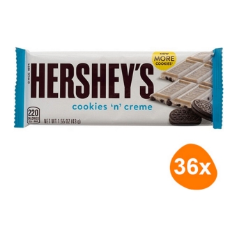 Hershey's - Cookies 'n' creme - 36 bars