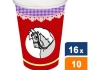 Duni - Paper cups Sint & Piet - 16x 10 pcs