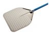 Gi.Metal - Pizza peel Aluminium rectangular perforated (A-32RF) - 33x33 cm