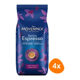 Mövenpick Espresso Beans 4x