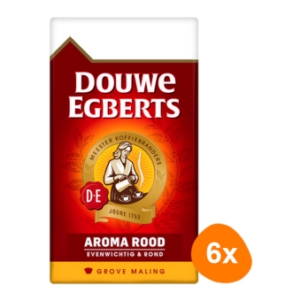 Aroma Rood Ground Coffee 6x