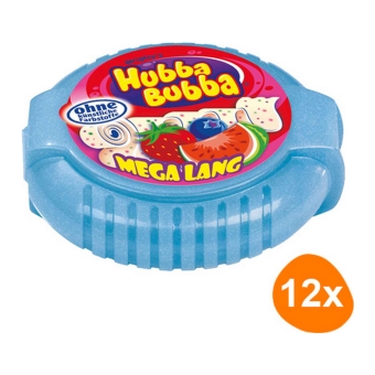 Hubba Bubba Mega Long Triple Mix Pack 12