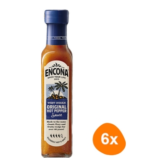 West Indian Original Hot Pepper Sauce 6x