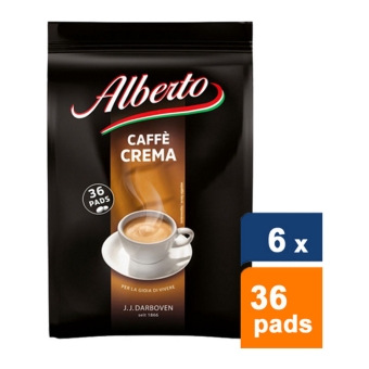 Cafe crema 6x 36 pads