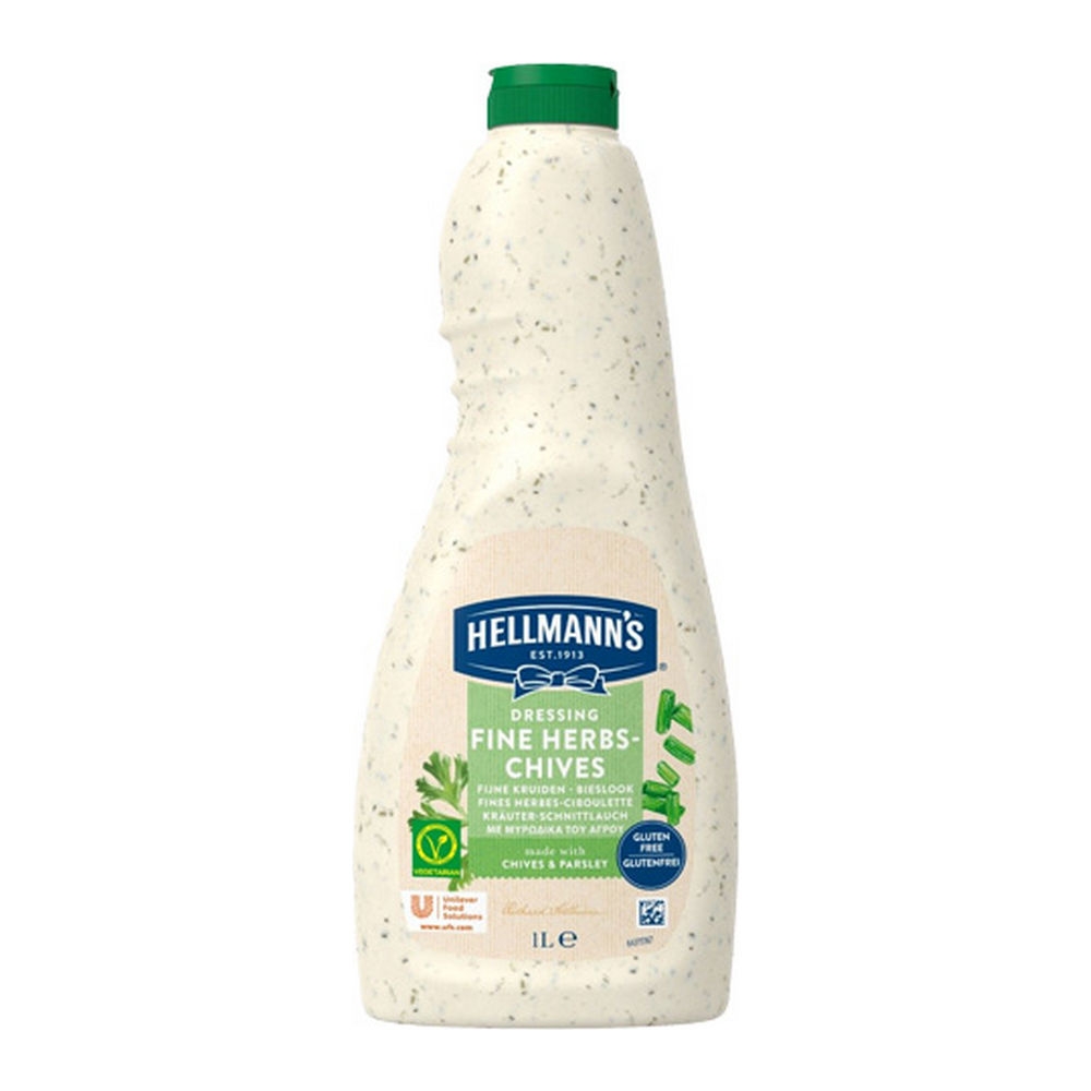 Hellmann&apos;s - Dressing Fine Herbs-Chives - 1ltr