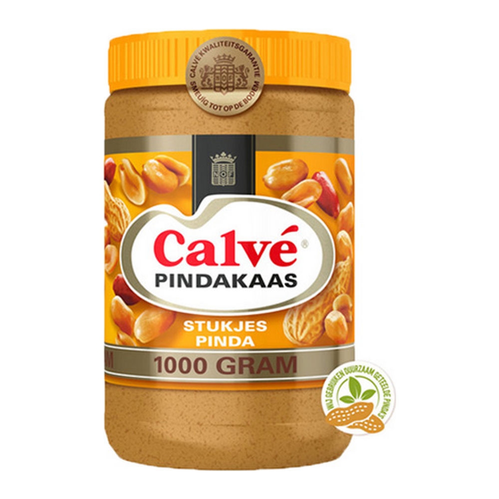 Calvé - peanut butter with nut pieces - 1kg