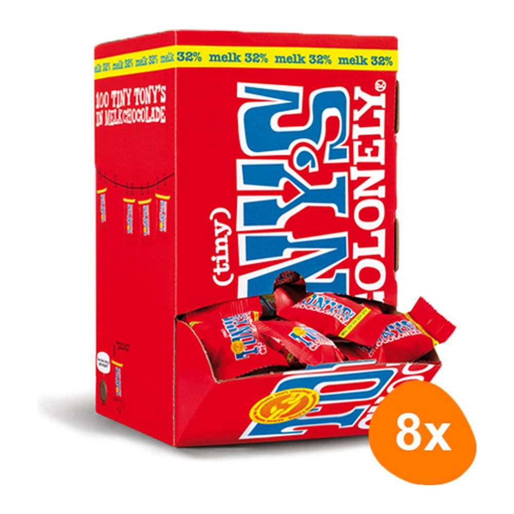 Tony's Chocolonely - Tiny Tony's Milk - 8x 900g