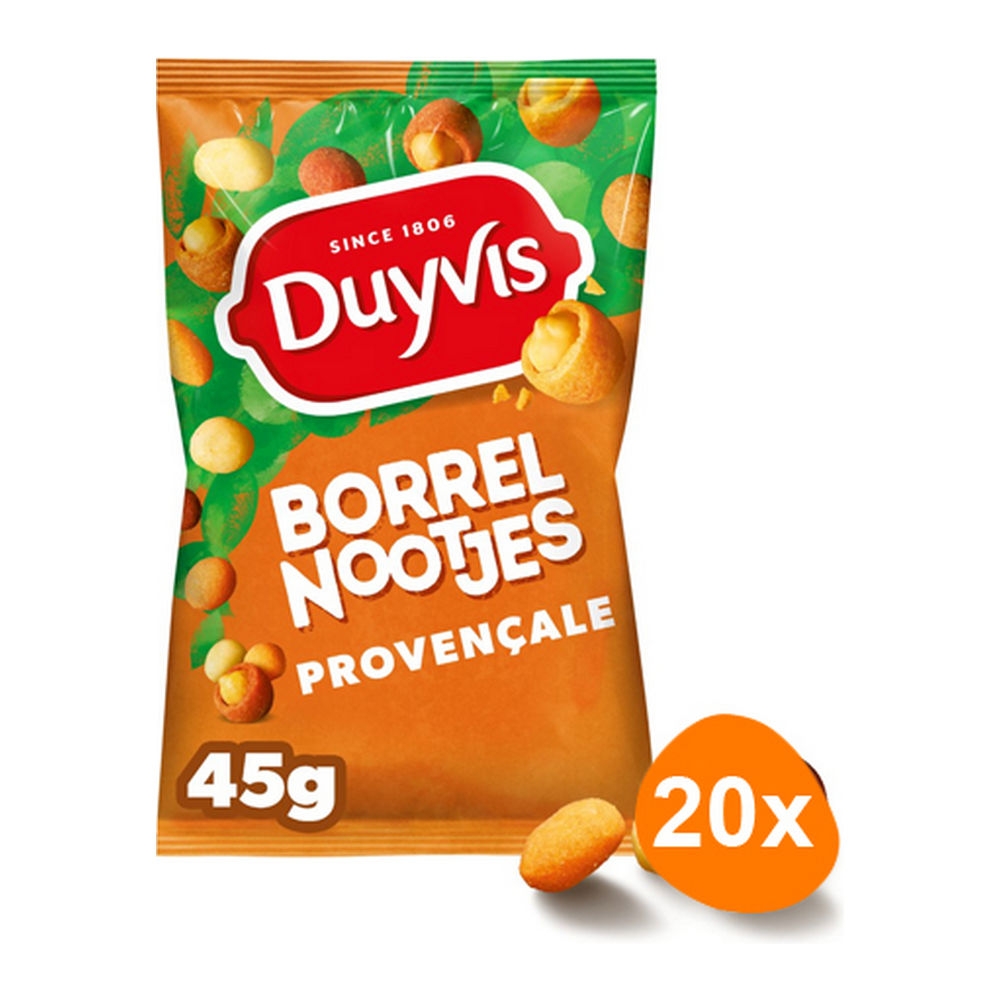Duyvis - Borrelnootjes Proven&ccedil;ale - 20 Minibags