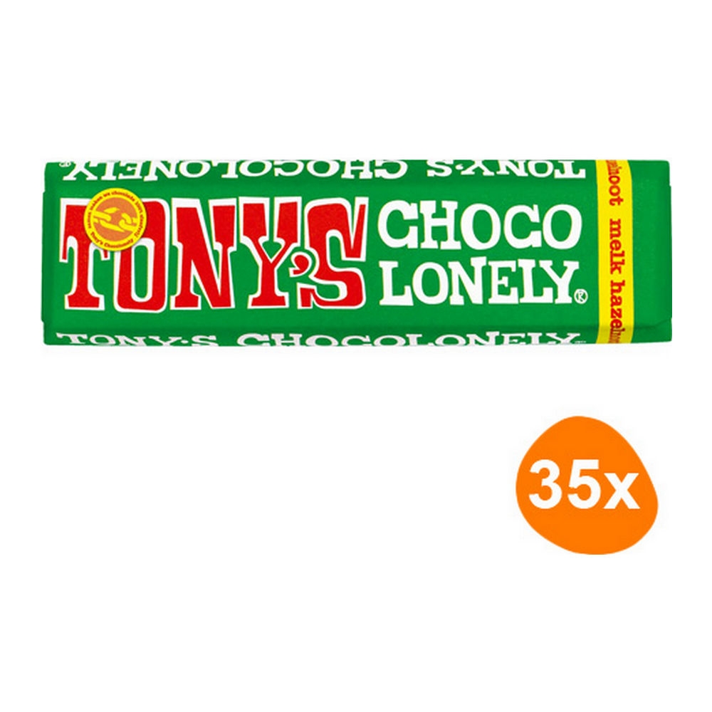 Tony's Chocolonely - Milk hazelnut - 35x 47g